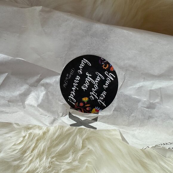 MEXICO EN LA PIEL {NIB} white floral huaraches | US 6 | flat woven leather shoes - Picture 8 of 12